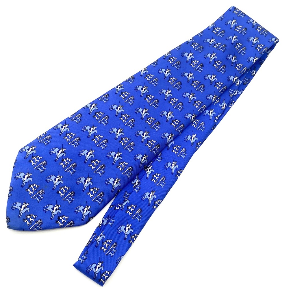 Museo Del Prado Men's Classic Hunt Design Silk Necktie